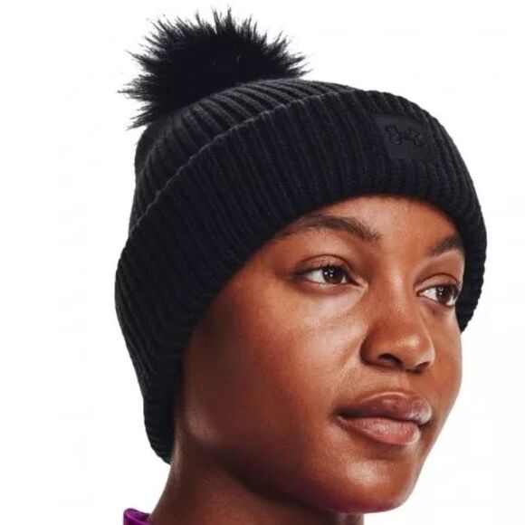 Under Armour Knit Winter Pom Beanie - Picture 1 of 6